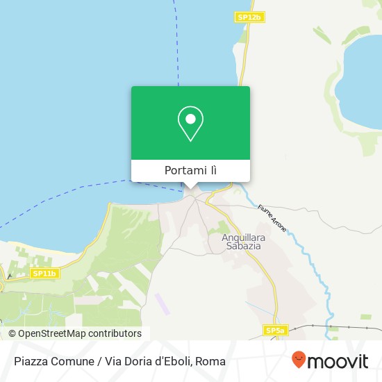 Mappa Piazza Comune / Via Doria d'Eboli