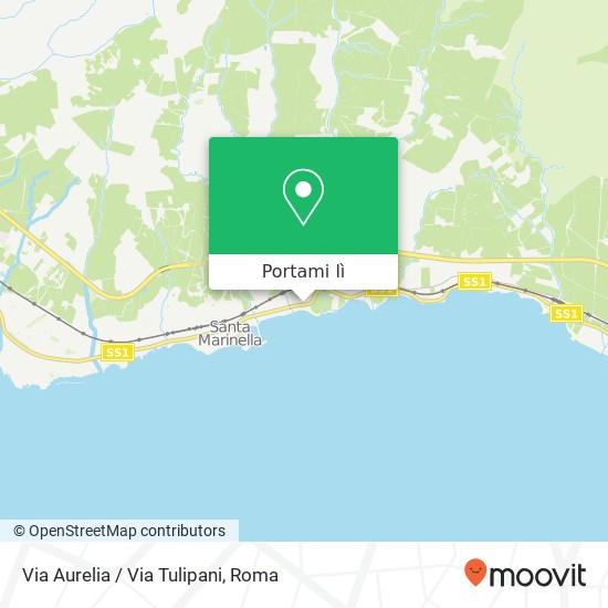 Mappa Via Aurelia / Via Tulipani