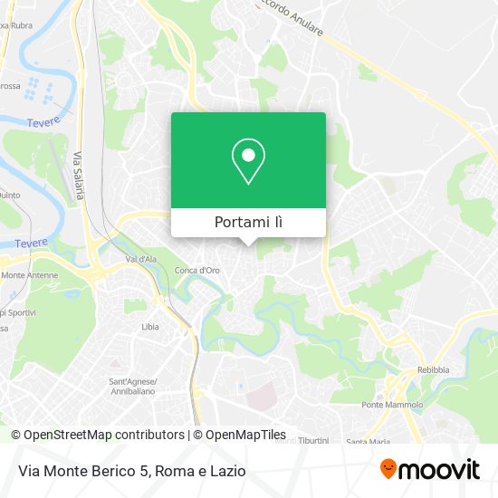 Mappa Via Monte Berico  5