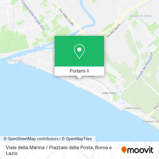 Mappa Viale della Marina / Piazzale della Posta