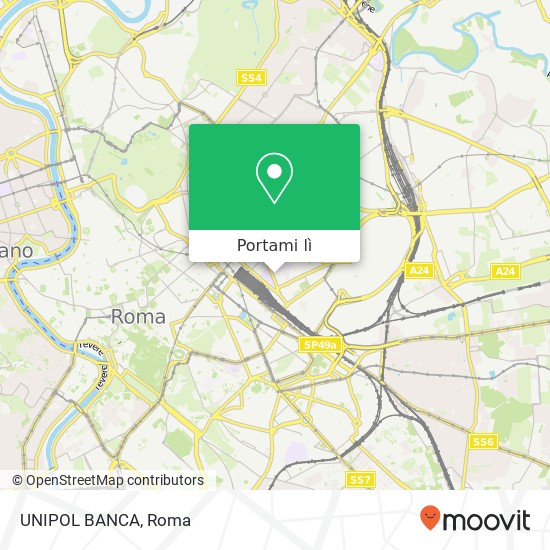 Mappa UNIPOL BANCA