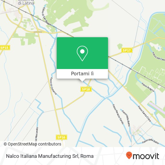 Mappa Nalco Italiana Manufacturing Srl