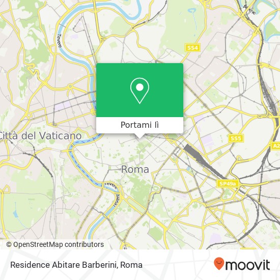 Mappa Residence Abitare Barberini