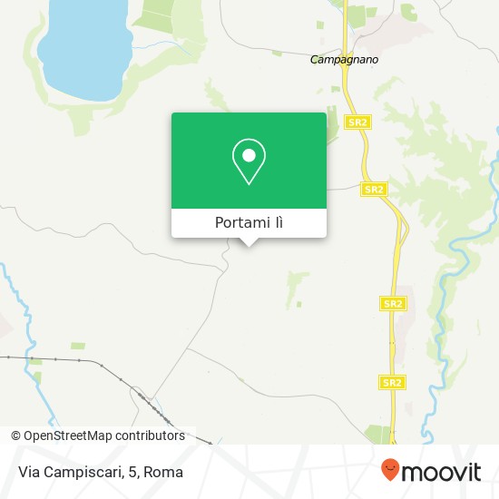 Mappa Via Campiscari, 5