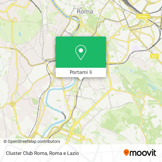 Mappa Cluster Club Roma