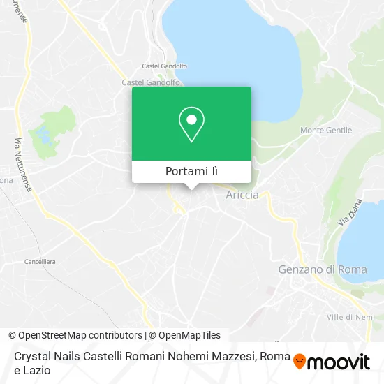 Mappa Crystal Nails Castelli Romani Nohemi Mazzesi