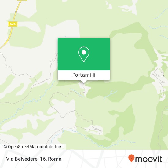 Mappa Via Belvedere, 16