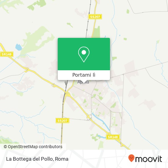 Mappa La Bottega del Pollo