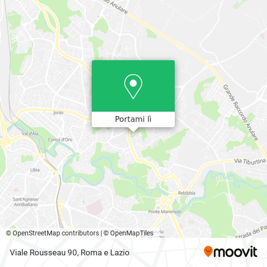 Mappa Viale Rousseau  90