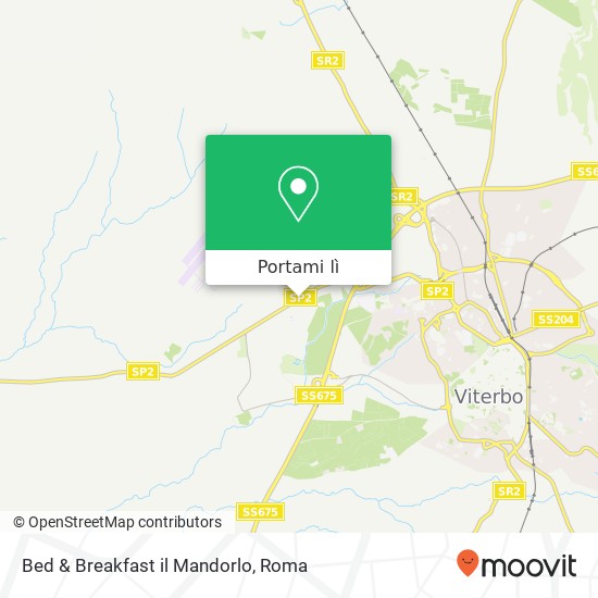 Mappa Bed & Breakfast il Mandorlo