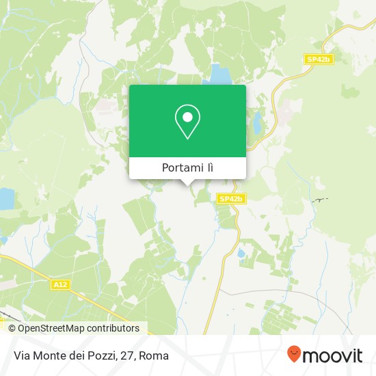Mappa Via Monte dei Pozzi, 27