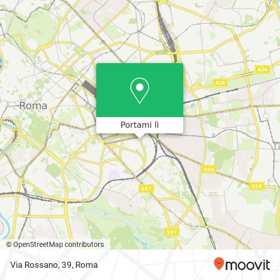 Mappa Via Rossano, 39