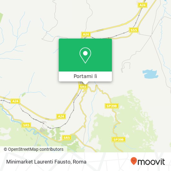 Mappa Minimarket Laurenti Fausto
