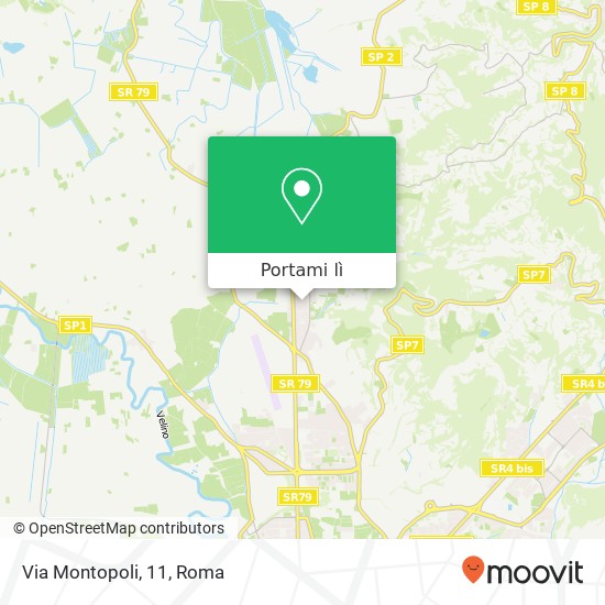 Mappa Via Montopoli, 11