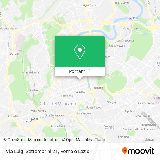Mappa Via Luigi Settembrini  21