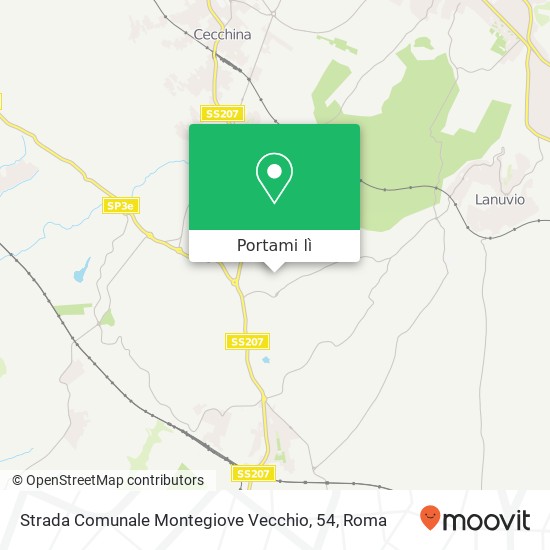 Mappa Strada Comunale Montegiove Vecchio, 54