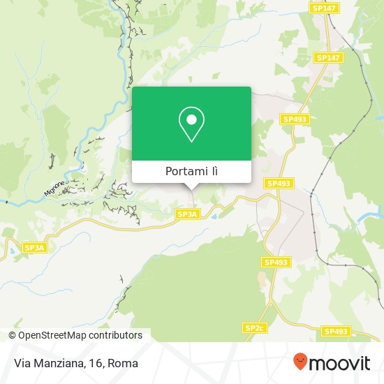 Mappa Via Manziana, 16