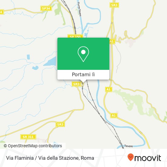 Mappa Via Flaminia / Via della Stazione