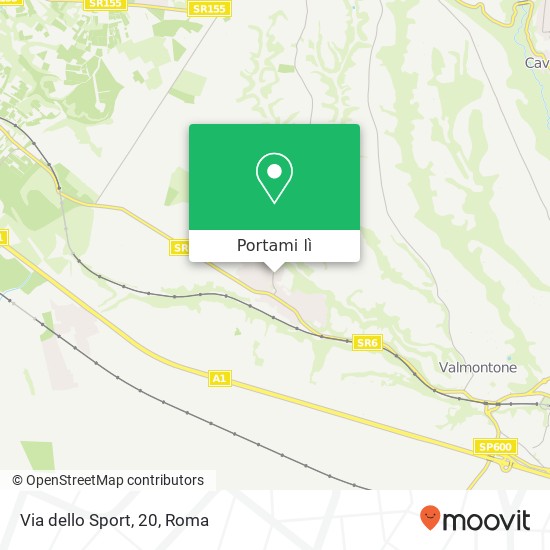 Mappa Via dello Sport, 20