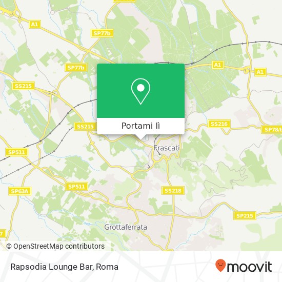 Mappa Rapsodia Lounge Bar