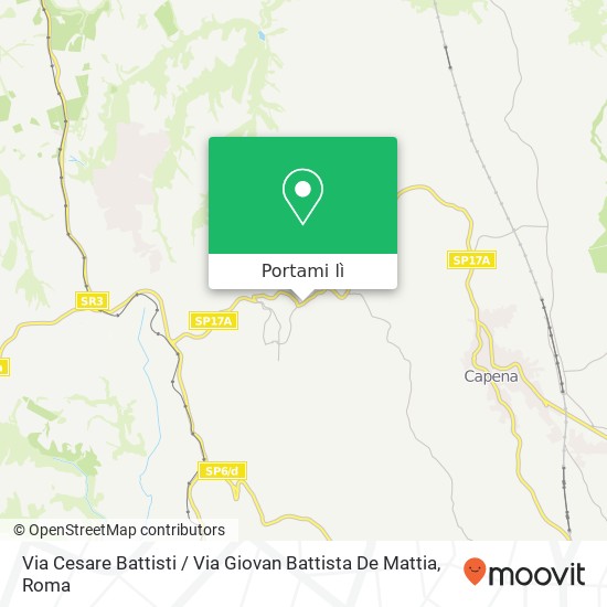 Mappa Via Cesare Battisti / Via Giovan Battista De Mattia