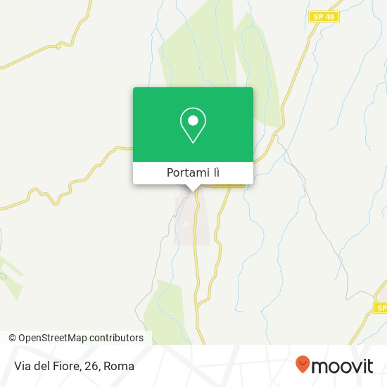Mappa Via del Fiore, 26