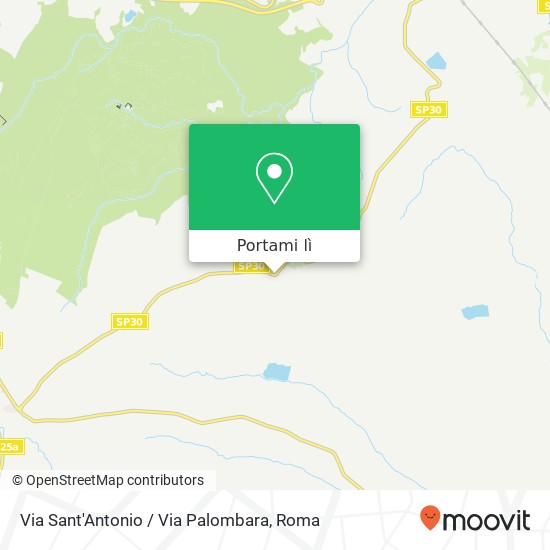 Mappa Via Sant'Antonio / Via Palombara