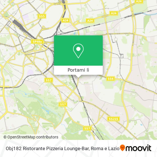 Mappa Obj182 Ristorante Pizzeria Lounge-Bar