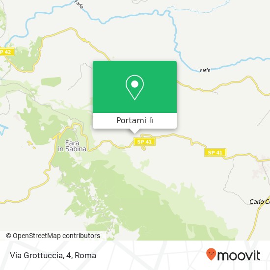 Mappa Via Grottuccia, 4