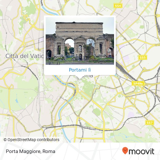 Mappa Porta Maggiore