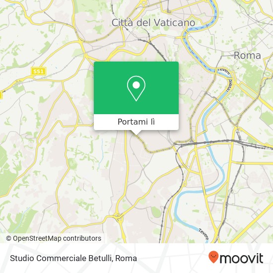 Mappa Studio Commerciale Betulli