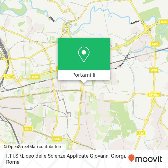 Mappa I.T.I.S.\Liceo delle Scienze Applicate Giovanni Giorgi