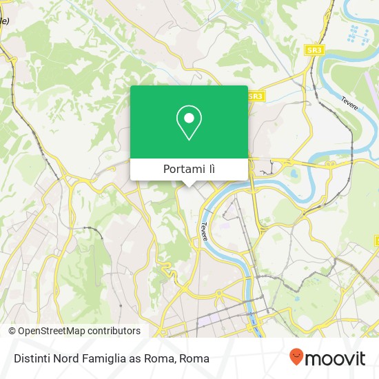 Mappa Distinti Nord Famiglia as Roma