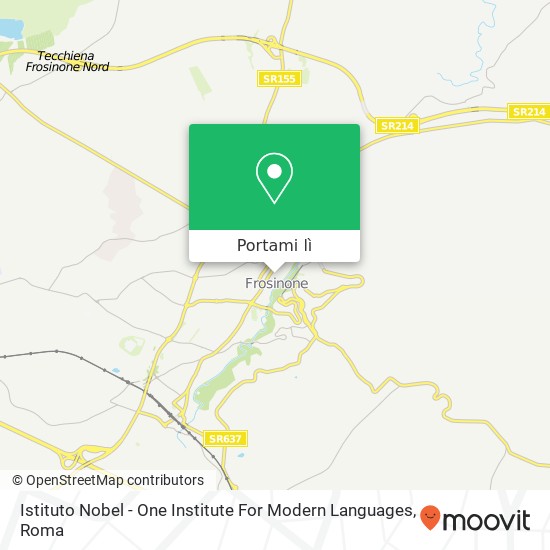 Mappa Istituto Nobel - One Institute For Modern Languages
