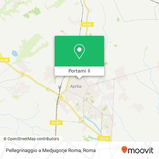 Mappa Pellegrinaggio a Medjugorje Roma