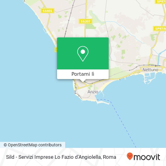 Mappa Sild - Servizi Imprese Lo Fazio d'Angiolella