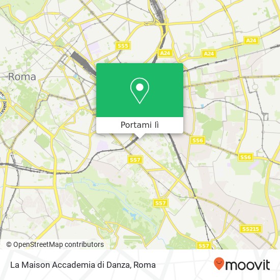 Mappa La Maison Accademia di Danza