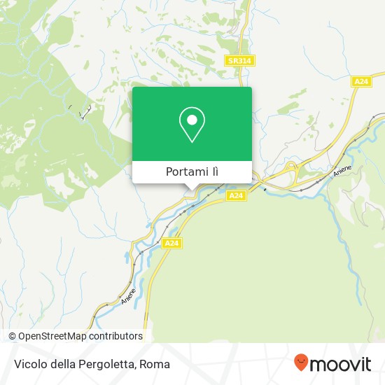 Mappa Vicolo della Pergoletta