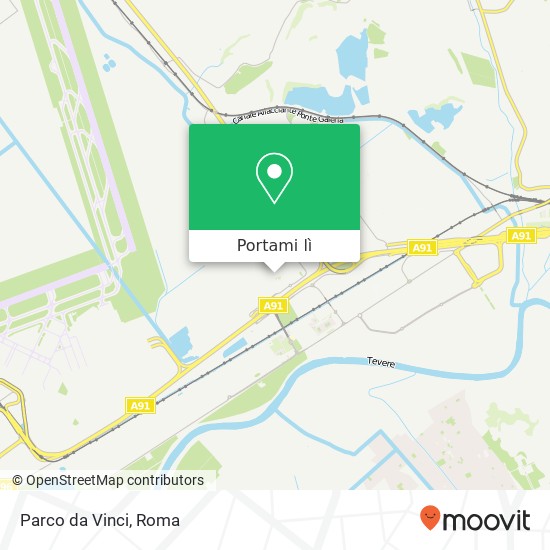 Mappa Parco da Vinci