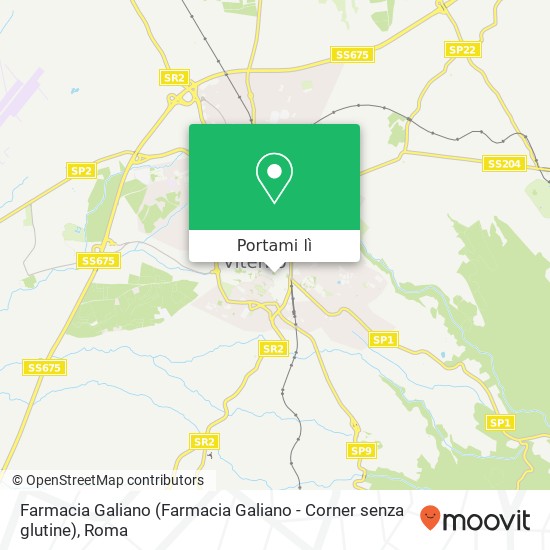 Mappa Farmacia Galiano (Farmacia Galiano - Corner senza glutine)