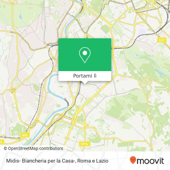 Mappa Midis- Biancheria per la Casa-