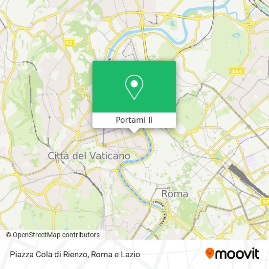 Mappa Piazza Cola di Rienzo