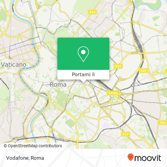 Mappa Vodafone