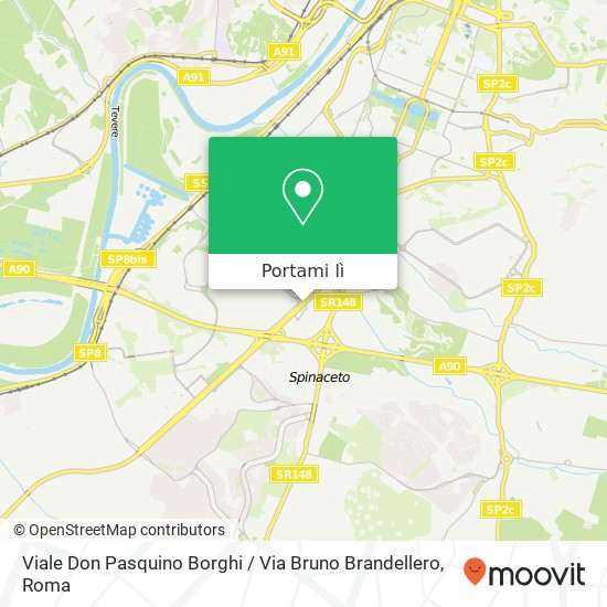 Mappa Viale Don Pasquino Borghi / Via Bruno Brandellero
