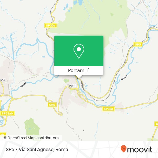 Mappa SR5 / Via Sant'Agnese