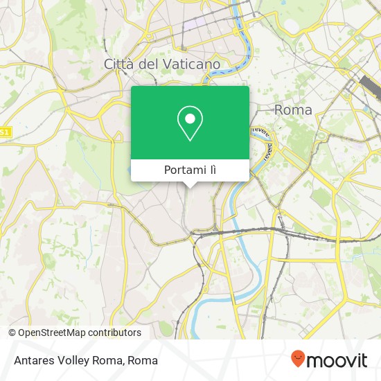 Mappa Antares Volley Roma