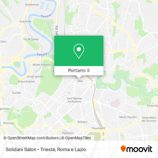 Mappa Solidani Salon • Trieste