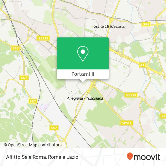 Mappa Affitto Sale Roma