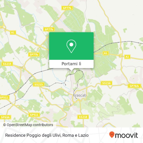 Mappa Residence Poggio degli Ulivi