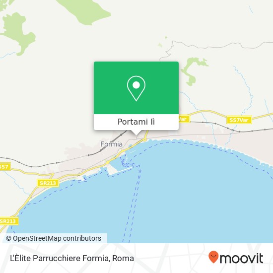 Mappa L'Èlite Parrucchiere Formia